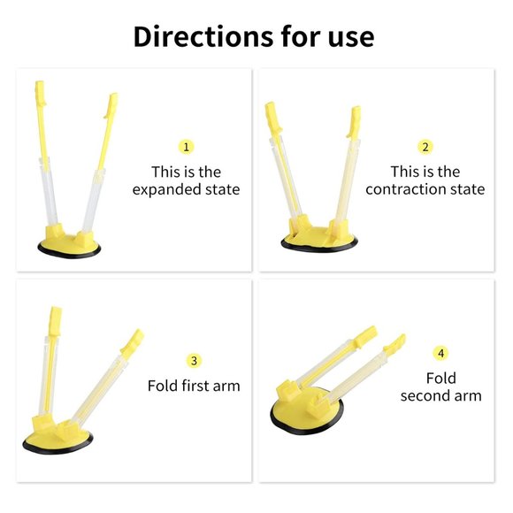 Baggy Rack Holder For Food Prep Bag/plastic Freezer Bag/Ziploc Bag Holder 6 Pack - Picture 3 of 7